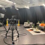 TV Studio behind the camara